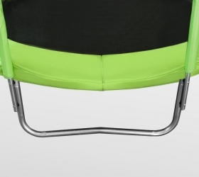 ARLAND Батут 14FT с внутренней страховочной сеткой и лестницей (Light green)