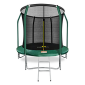 ARLAND Батут премиум 10FT с внутренней страховочной сеткой и лестницей (Dark green)