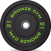 Диск бамперный BRONZE GYM 10КГ Д50