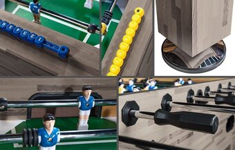 Игровой стол - футбол 'Champion Pro' (140х74х86, сельский дуб)