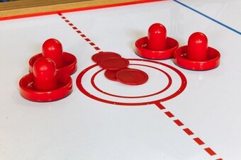 Игровой стол - трансформер (бильярд, аэрохоккей, настольный теннис) 'Twister' (дуб)