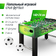Игровой стол UNIX Line Футбол - Кикер (140х74 cм) Green