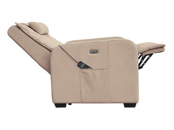 Массажное кресло реклайнер с подъемом FUJIMO LIFT CHAIR F3005 FLFL Ваниль (Sakura 4)