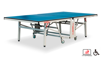 Теннисный стол складной для помещений 'K-2023 ITTF Indoor' (274 Х 152.5 Х 76 см ) с сеткой