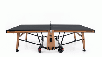 Теннисный стол складной для помещений 'RASSON PREMIUM T01 Indoor' (274 х 152,5 х 76 см, натуральный дуб) с сеткой