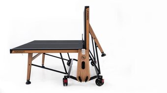 Теннисный стол складной для помещений 'RASSON PREMIUM T01 Indoor' (274 х 152,5 х 76 см, натуральный дуб) с сеткой