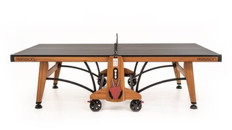 Теннисный стол складной для помещений 'RASSON PREMIUM T03 Indoor' (274 х 152,5 х 76 см, натуральная вишня) с сеткой