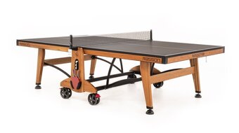 Теннисный стол складной для помещений 'RASSON PREMIUM T03 Indoor' (274 х 152,5 х 76 см, натуральная вишня) с сеткой