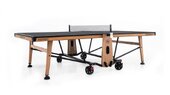 Теннисный стол складной для помещений 'RASSON PREMIUM T03 Indoor' (274 х 152,5 х 76 см, натуральный дуб) с сеткой